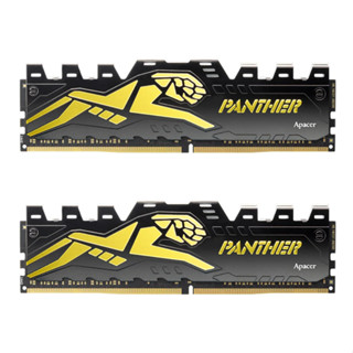 32GB (16GBX2) DDR4 3200 RAM PC (แรมพีซี) APACER PANTHER GOLDEN (AH4U32G32C28Y7GAA-2)