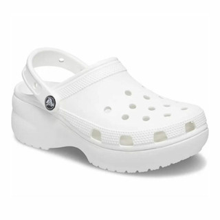 Crocs Classic Platform Clog สีขาว ฮิตสุด แรงสุด รองเท้า ครอคส์ ผู้หญิง พื้นหนา