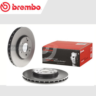 BREMBO จานเบรคหน้า BENZ SLK R171 (200KOM 300) (HC) 2008-2011 / 09 8304 21 / ราคา 1ใบ