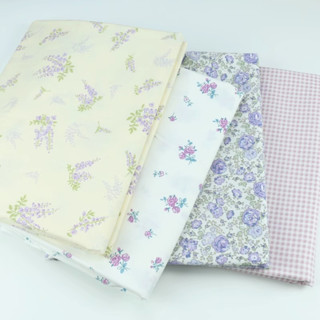 Preorder-ผ้านำเข้าคอตตอนแท้100%ทอแบบทวิลล์ หน้ากว้าง 235ซม.