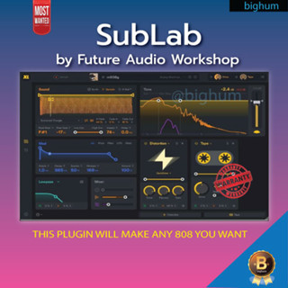 SubLab by Future Audio Workshop VST | win/mac | THIS PLUGIN WILL MAKE ANY 808 YOU WANT