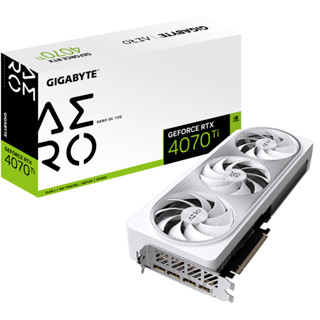 VGA (การ์ดแสดงผล) GIGABYTE GeForce RTX 4070 Ti AERO OC 12G (GV-N407TAERO OC-12GD)