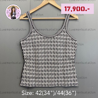 👜: New!! Fendi Knitted Tank Top Shirt‼️ก่อนกดสั่งรบกวนทักมาเช็คสต๊อคก่อนนะคะ‼️