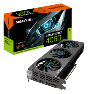 VGA (การ์ดแสดงผล) GIGABYTE GeForce RTX 4060 EAGLE OC 8G (GV-N4060EAGLE OC-8GD)