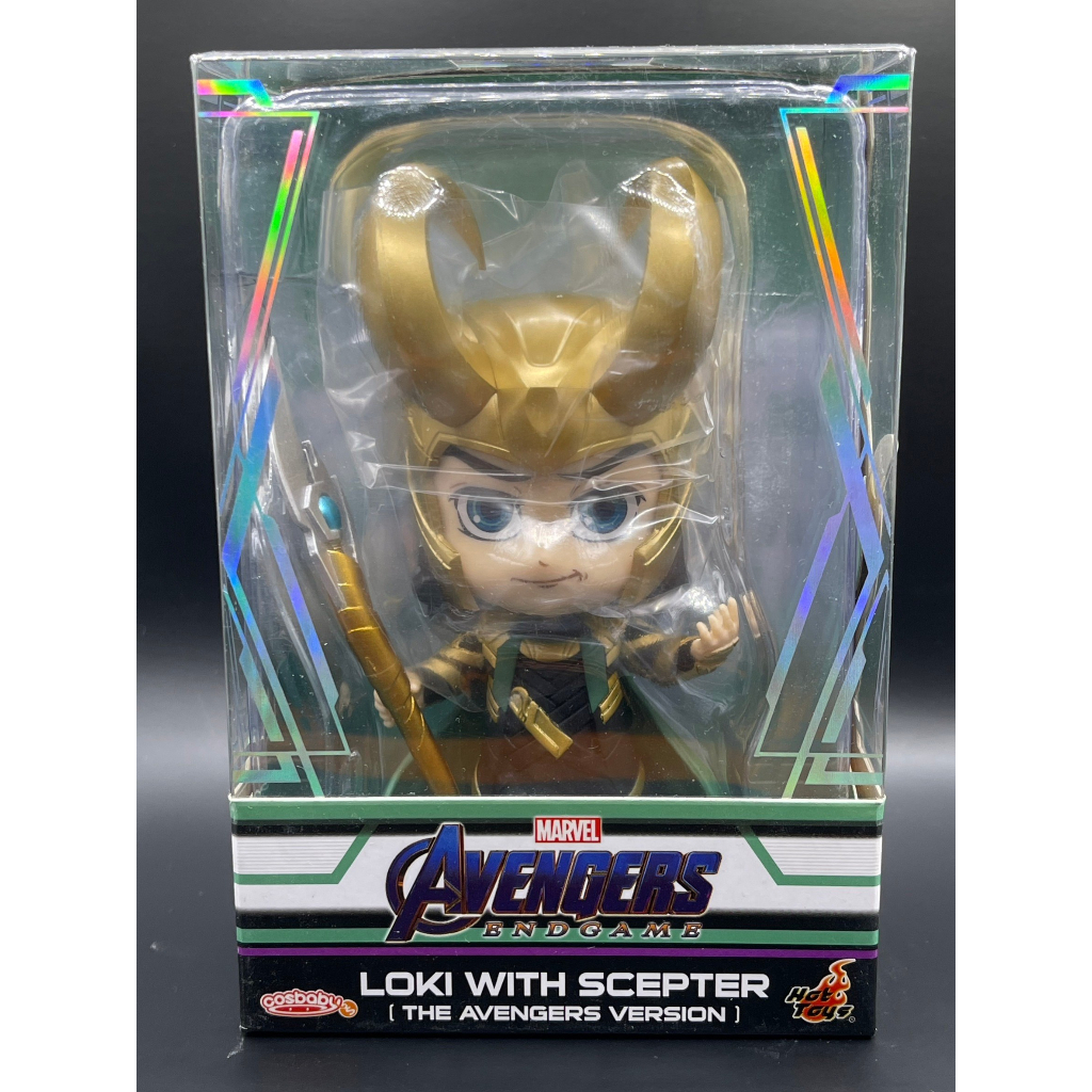 Hot Toys Cosbaby Loki with Scepter