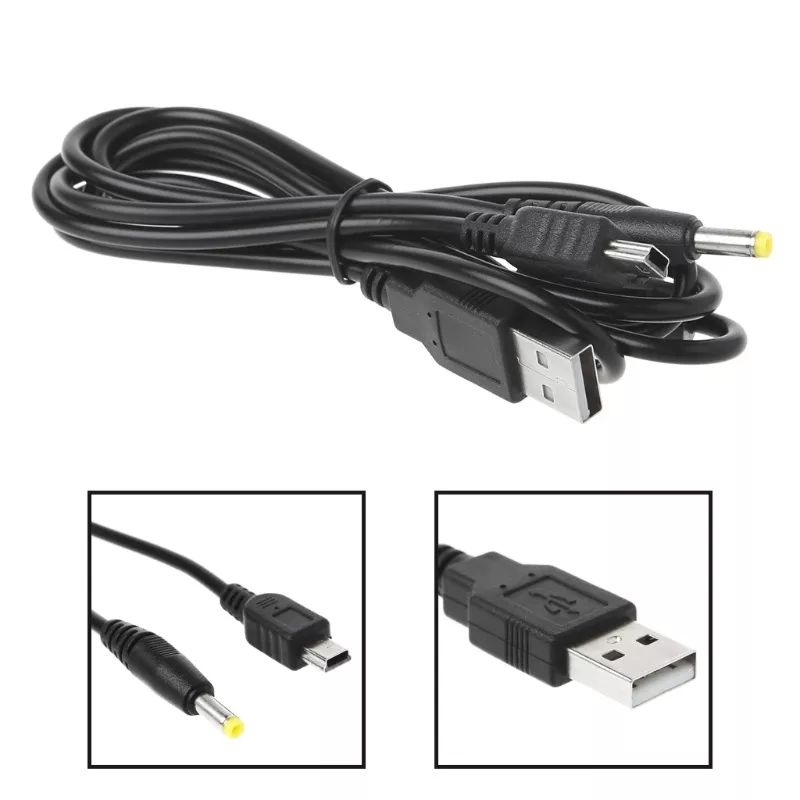 สายชาร์จ PSP 2 in 1 USB ใช้ชาร์จได้ ลงเกมได้ ใช้ได้กับเครื่องเล่น PSP ทุกรุ่น ส่งของจากกรุงเทพฯ