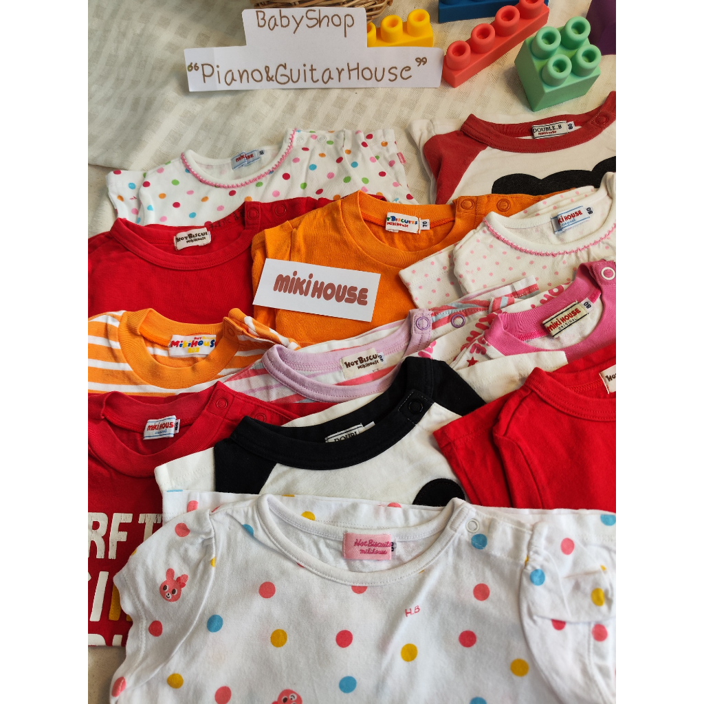 เสื้อแบรนด์ Miki House รวมลาย 𝗨𝗣𝗗𝗔𝗧𝗘!!21/12/𝟲𝟴 ส่งต่อเสื้อผ้าลูกสาวแบรนด์ญี่ปุ่นมือสอง ชุดเด็กผู้หญิ