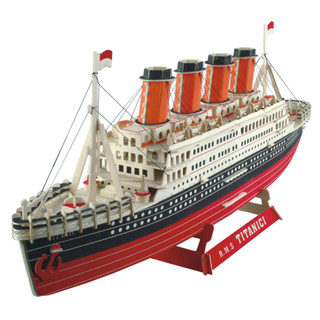 &gt;&gt;พร้อมส่ง&lt;&lt;จิ๊กซอว์ไม้ 3 มิติ เรือ TITANIC 3D Wooden Puzzles