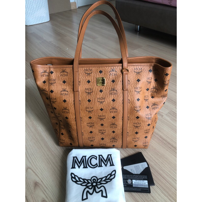 กระเป๋า MCM Tote Shopping ซิปบน มือสอง ของแท้💯% สภาพสวยกริป✨✨
