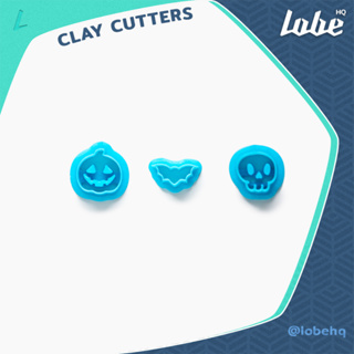 Triple Treat Pack D Clay Cutter/ Clay Tools/ Polymer Clay Cutter/ แม่พิมพ์กดดินโพลิเมอร์รูปทรงธีมฮัลโลวีน เซ็ท D 3 ชิ้น