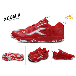 รองเท้าแบดมินตัน HUNDRED badminton Shoe : XOOM II - HBFS-2M109-4