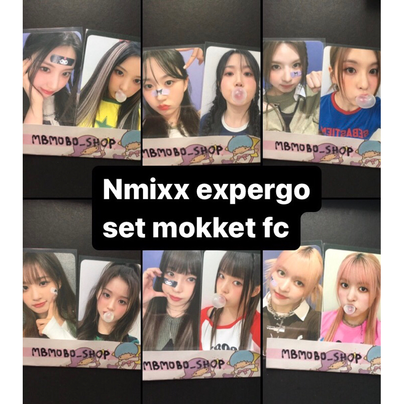 🍉พร้อมส่ง🍉การ์ด nmixx  set mokket event expergo