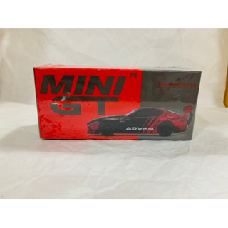 Mini GT 206# 1/64 Alloy Model Car A90 Bull King Supra HKS Advan Sports Car Static Collection(1)