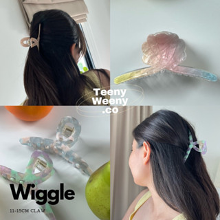 สีใหม่!🪐 กิ๊บหนีบผมขนาดใหญ่ 11-15cm รุ่น Wiggle➰ กิ๊บหนีบผมหินอ่อน กิ๊บเกาหลีพร้อมส่ง -teenyweeny.co🌼