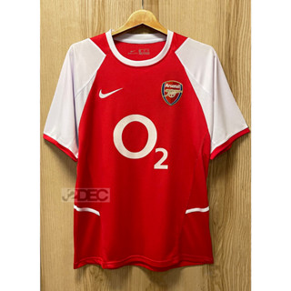 Retro เสื้อฟุตบอลย้อนยุค Arsenal ปี 2002/2003 Home อัดชื่อ HENRY