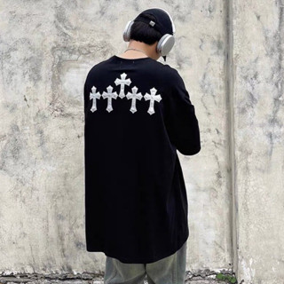 เสื้อยืดผู้ชายโอเวอร์ไซส์ silver cross