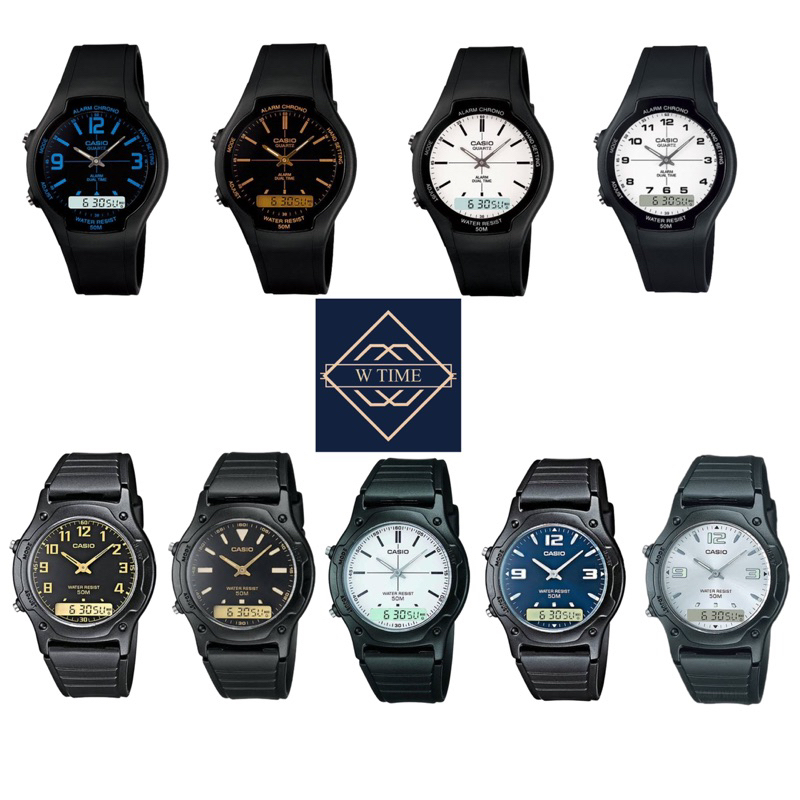 Casioของแท้รุ่นAW-90H/AW-90HEของแท้ใส่ได้ทั้งหญิงและชาย