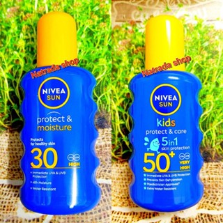 Nivea Sun Protect &amp; Moisture Spray spf30 ,Kidsspf50+ 200ml