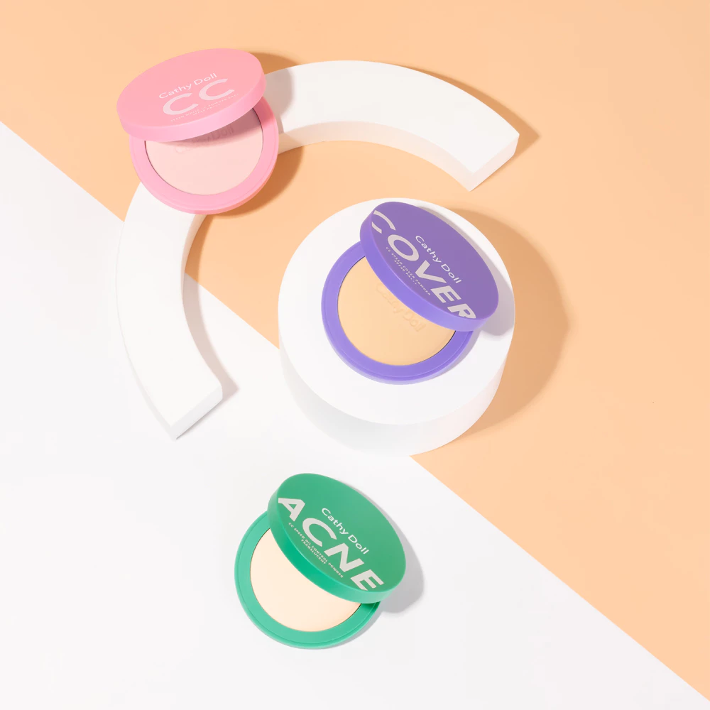 Cathy Doll ซีซีพาวเดอร์ 4.5g มี 3สูตรให้เลือกสูตร Cover ปกปิด,Acne คุมมัน,CC Speedwhite ผิวใสหน้าไม่ดรอป
