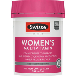 Swisse Womens Multivitamin สวิสเซ มัลติวิตามินสำหรับผู้หญิง 120capsules