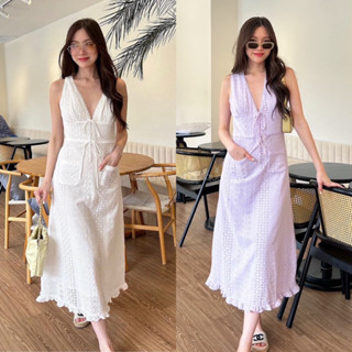 เปิดพรี📍 Gelato maxi dress 🍨 (550฿ฟรีส่ง) 📣ทุกคน!เดรสลูกไม้มาแล้วค่า น่ารักมาก น้องใส่ได้ทุกโอกาศ tshop