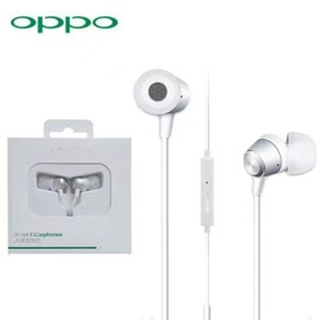 หูฟัง oppo MH130 เสียงดี คุณภาพ AA 3.5mm เปลือกหูโลหะ