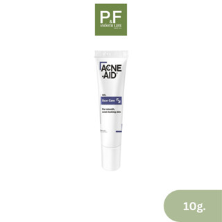 Acne-Aid Gel Scar Care เจลลดรอยแผลเป็น 10g. แอคเน่-เอด สำหรับผิวหน้า ผิวกาย