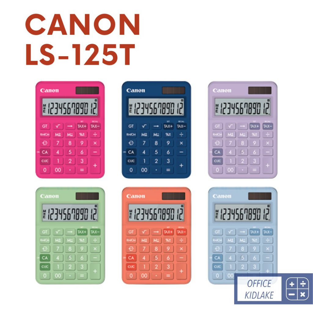 Canon LS-125T เครื่องคิดเลขตั้งโต๊ะ ของแท้