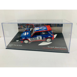 Renault 5 Maxi Turbo Tour de Course 1985 NO. 3 Blue Red RALLY 1/43