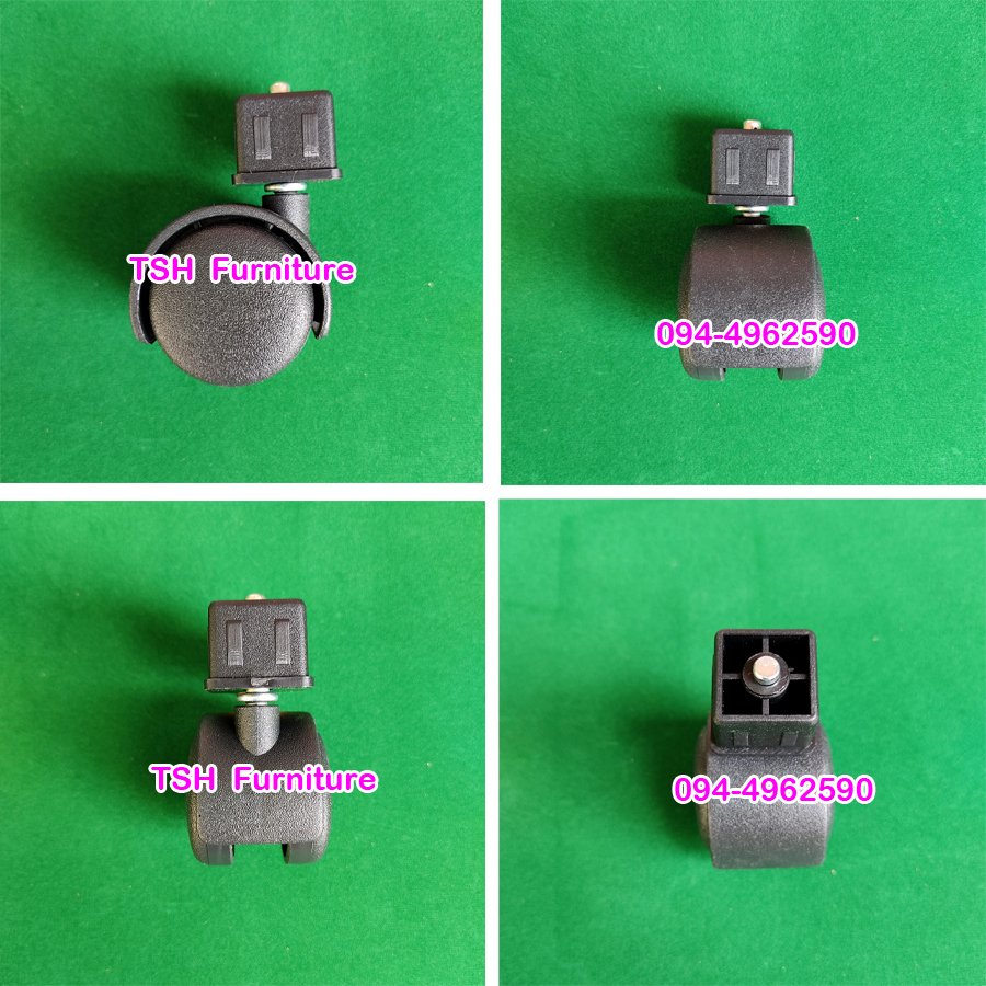 ล้อราวตากผ้าบูทเหลี่ยม 1 นิ้ว แบบเสาเหลี่ยม ล้อราวสนาม อะไหล่ล้อราวตากผ้า ลูกล้อราวตากผ้า - รูปที่ 3