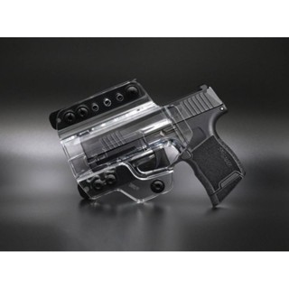 ซองพกนอก/ใน (แบบใส) Sig sauer p365 สลับใช้ถนัดซ้าย/ขวา ได้ แบรนด์ Gun&amp;Flower