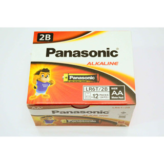 ถ่านไฟฉายPanasonicอัลคาไลน์-AA(กล่อง24ก้อนลัง12กล่อง)(ไม่รับคืน)