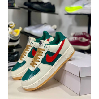 Nike Air Force 1 Low Dark Green (size40-45) Cream Green