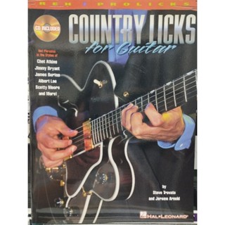 COUNTRY LICKS FOR GUITAR W/CD/073999955774