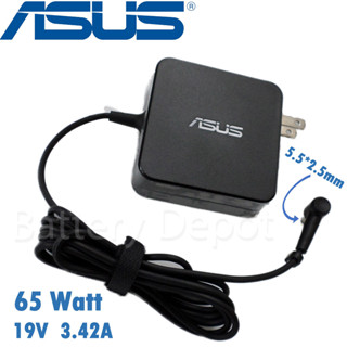 รุ่นใหม่ Asus Adapter ของแท้ Asus X55A X555L S46E R405CA 65W 5.5 สายชาร์จ เอซุส อะแดปเตอร์, สายชาร์จ Asus