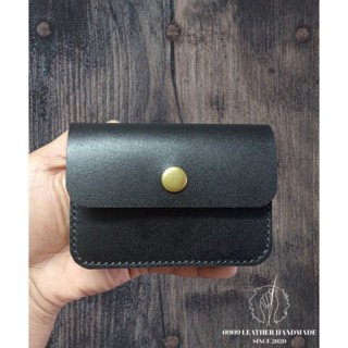 Mini Wallet หนังแท้ รุ่นกระดุม1เม็ด