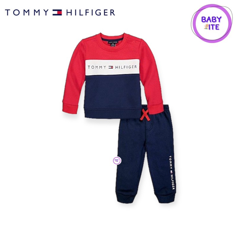 (แท้ ) Tommy ชุดนอนเด็ก ชุดกันหนาวเด็ก ใส่ได้ทั้ง เด็กผู้ชาย เด็กผู้หญิง ไซส์ 12-24 เดือน