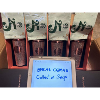 🇹🇭  Starbucks x BlackPink Bling &amp; 25th Pink Bling Cold Cup 16oz ของแท้ 100% พร้อมถุงผ้า