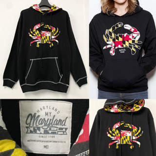 สเวตเตอร์ฮุ้ดhoodie Maryland มือสองแบรนด์แท้งานนำเข้า