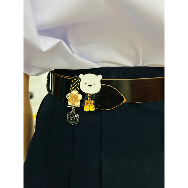สายรัดเข็มขัดแฟชั่น นักเรียน นักศึกษา พร้อมส่ง