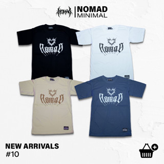 เสื้อยืดสกรีนนูน NOMAD MINIMAL #ฺฺBM10