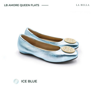 LA BELLA รุ่น LB AMORE QUEEN FLATS - ICE BLUE