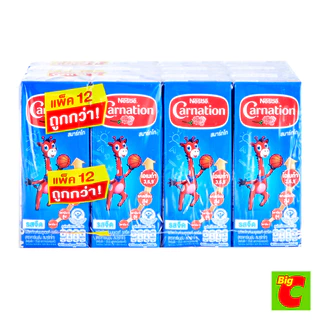 คาร์เนชัน สมาร์ทโก ผลิตภัณฑ์นมยูเอชที รสจืด 170 มล. แพ็ค 12