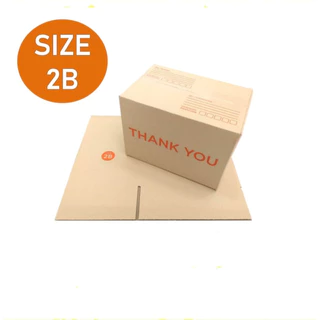 กล่องพัสดุ 2B จำนวน 5 ใบ กล่องไปรษณีย์ราคาถูก กล่อง2B ค่าส่งถูก