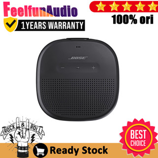 Bose SoundLink Micro Portable ลำโพงขนาดเล็ก IPX7 กันน้ำเสียงเบสพร้อมสปีกเกอร์โฟนสำหรับแจ้งการเดินป่าด้วยเสียงกลางแจ้ง