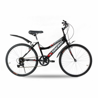 จักรยานเสือภูเขา MTB TURBO BICYCLE รุ่น 24" SPEEDY SHIMANO 6 SPEED (จัดส่งเป็นกล่อง ประกอบแล้ว 85%)