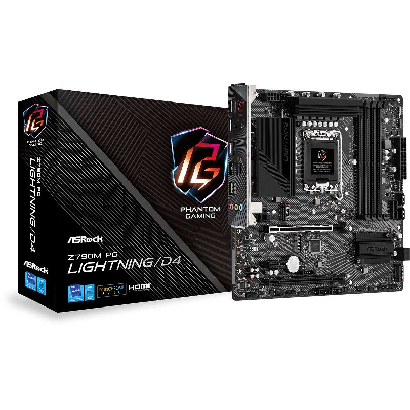 Mainboard  ASRock Z790M PG Lightning/D4 DDR4 LGA-1700