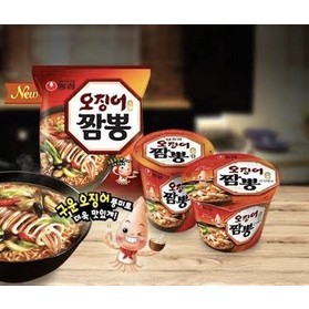 Nongshim Ojingo Jjamppong นงชิม จัมปงราเมียน บะหมี่กึ่งสำเร็จรุป 124 กรัม