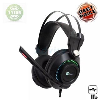 HEADSET (2.1) LECOO HT405 BLACK ประกัน 1Y หูฟัง หูฟังเกมมิ่ง หูฟังเล่นเกม เฮดเซ็ท เกมมิ่งเฮดเซ็ท