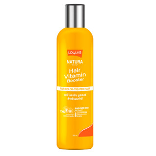 Lolane Nature Hair Vitamin Booster แฮร์ วิตามิน บูสเตอร์ อาหารผม สำหรับผมทำสี [250ml.]